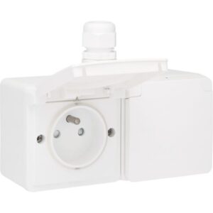 NIKO - HYDRO PRISE DOUBLE 2P+T bornes auto - 701-37753