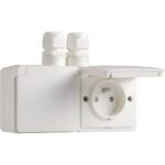 NIKO - HYDRO PRISE DOUBLE 2P+T bornes auto - 701-37754