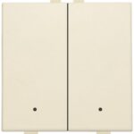 NIKO - Home Control commande d' éclairage double avec led + capteurs de confort