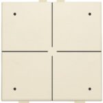 NIKO - Home Control commande d'éclairage quadruple avec led + capteurs de confort