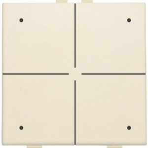 NIKO - Home Control commande d'éclairage quadruple avec led + capteurs de confort