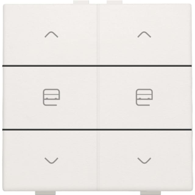 NIKO - Home Control commande double moteur avec touche sixtuple NIKO - Home Control commande double moteur avec touche sixtuple