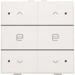 NIKO - Home Control commande double moteur avec touche sixtuple+led