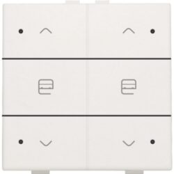 NIKO - Home Control commande double moteur avec touche sixtuple+led