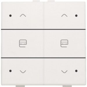 NIKO - Home Control commande double moteur avec touche sixtuple+led