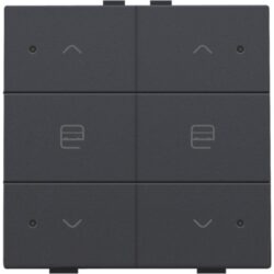 NIKO - Home Control commande double moteur avec touche sixtuple+led