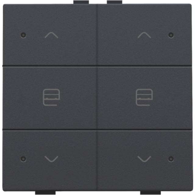 NIKO - Home Control commande double moteur avec touche sixtuple+led NIKO - Home Control commande double moteur avec touche sixtuple+led