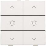 NIKO - Home Control commande double variateur avec touche sixtuple