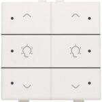 NIKO - Home Control commande double variateur avec touche sixtuple+led