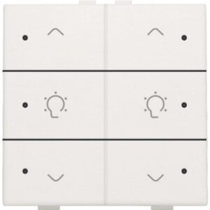 NIKO - Home Control commande double variateur avec touche sixtuple+led