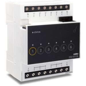 NIKO - Home Control module distibution sixtuple - 550-00106