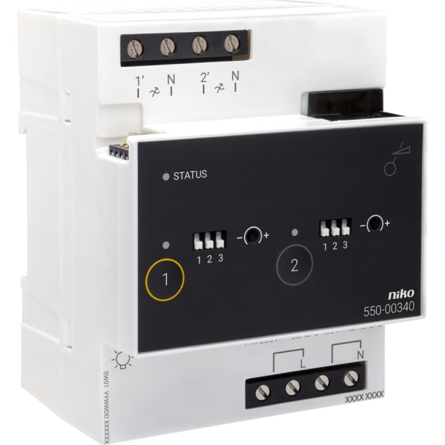 NIKO - Home Control module variation universel 2 x 400W - 550-00340 NIKO - Home Control module variation universel 2 x 400W - 550-00340