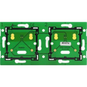 NIKO - Home Control platine murale double horizontal: entraxe 71mm - 550-14020