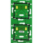 NIKO - Home Control platine murale double vertical: entraxe 71mm - 550-14027
