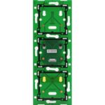 NIKO - Home Control platine murale triple vertical: entraxe 60mm - 550-14031