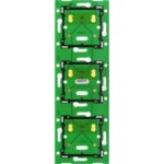 NIKO - Home Control platine murale triple vertical: entraxe 71mm - 550-14037