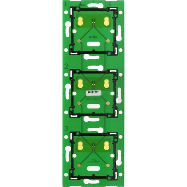 NIKO - Home Control platine murale triple vertical: entraxe 71mm - 550-14037 NIKO - Home Control platine murale triple vertical: entraxe 71mm - 550-14037