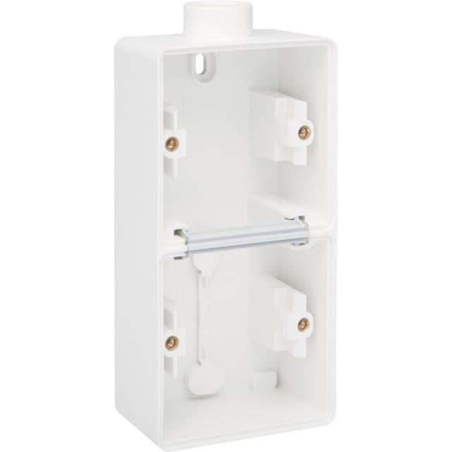 NIKO - Hydro boîte double 1 entrée - blanc (vertical) - 701-84201 NIKO - Hydro boîte double 1 entrée - blanc (vertical) - 701-84201