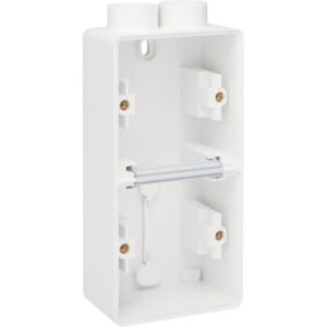 NIKO - Hydro boîte double 2 entrées - blanc (vertical) - 701-84202
