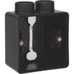 NIKO - Hydro boîte simple 2 entrées - noir - 761-84102