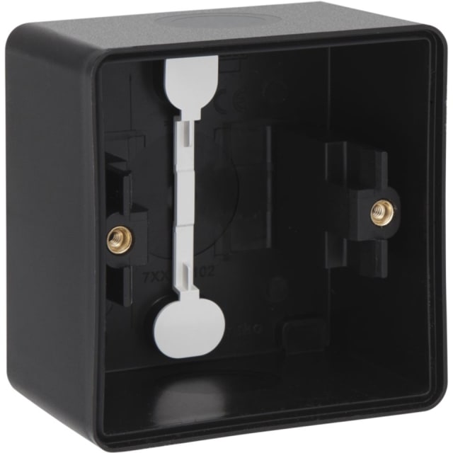 NIKO - Hydro boîtier simple en saillie 1 fonction noir - 761-83101 NIKO - Hydro boîtier simple en saillie 1 fonction noir - 761-83101