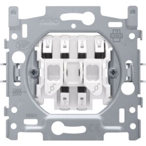 NIKO - INTERRUPTEUR 2X VA/VIENT bornes auto - 170-02605