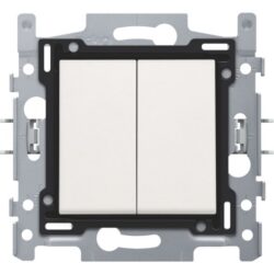 NIKO - INTERRUPTEUR 2x 6 WHITE bornes auto - 101-62608