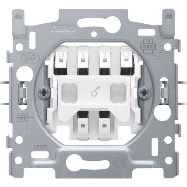 NIKO - INTERRUPTEUR BIPOLAIRE bornes auto - 170-01205 NIKO - INTERRUPTEUR BIPOLAIRE bornes auto - 170-01205