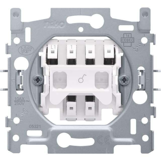 NIKO - INTERRUPTEUR UNIPOLAIRE bornes auto - 170-01105 NIKO - INTERRUPTEUR UNIPOLAIRE bornes auto - 170-01105