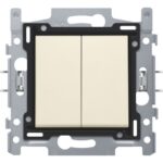 NIKO - Interrupteur va-et-vient + bouton poussoir 10A 250V AC
