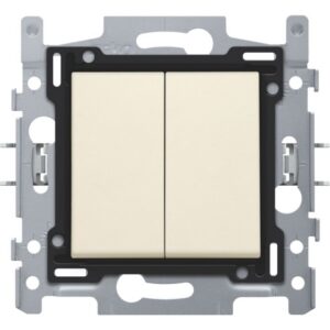 NIKO - Interrupteur va-et-vient + bouton poussoir 10A 250V AC