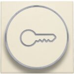 NIKO - Manette avec anneau translucide et symbole clef pour bouton poussoir 6A