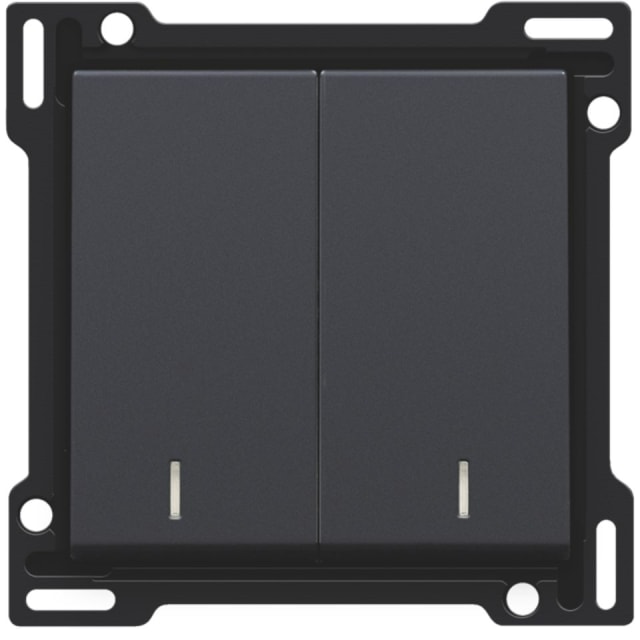 NIKO - Manette double avec voyant pour bouton poussoir NIKO - Manette double avec voyant pour bouton poussoir