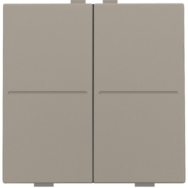 NIKO - Manette double pour poussoir câble-bus ou RF émetteur mural NIKO - Manette double pour poussoir câble-bus ou RF émetteur mural