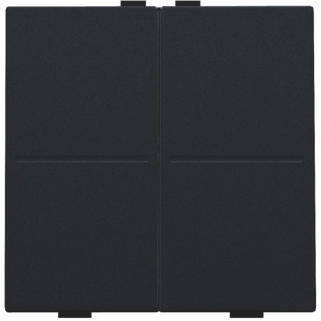 NIKO - Manette double pour poussoir câble-bus ou RF émetteur mural NIKO - Manette double pour poussoir câble-bus ou RF émetteur mural
