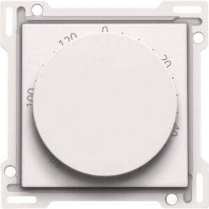 Manette de minuterie blanche 120 minutes avec bouton rotatif central et graduation visible