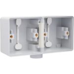 NIKO - New Hydro boîtier double en saillie horizontal - avec 1 entrée M20 gris - 700-84801