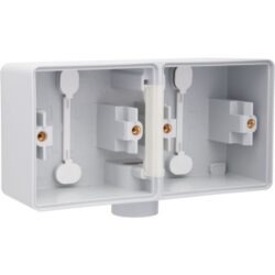 NIKO - New Hydro boîtier double en saillie horizontal - avec 1 entrée M20 gris - 700-84801