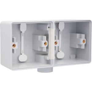 NIKO - New Hydro boîtier double en saillie horizontal - avec 1 entrée M20 gris - 700-84801