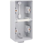 NIKO - New Hydro boîtier double en saillie vertical - avec 1 entrée M20 gris - 700-84201