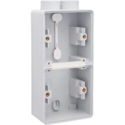 NIKO - New Hydro boîtier double en saillie vertical - avec 1x2 entrées M20 gris - 700-84202