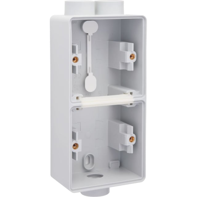 NIKO - New Hydro boîtier double en saillie vertical - avec 1x2 entrées+1 entrée M20 gri - 700-84212 NIKO - New Hydro boîtier double en saillie vertical - avec 1x2 entrées+1 entrée M20 gri - 700-84212