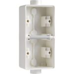 NIKO - New Hydro boîtier double en saillie vertical - avec 2x1 entrée M20 blanc - 701-84211