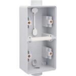 NIKO - New Hydro boîtier double en saillie vertical - avec 2x1 entrée M20 gris - 700-84211