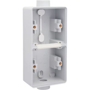 NIKO - New Hydro boîtier double en saillie vertical - avec 2x1 entrée M20 gris - 700-84211
