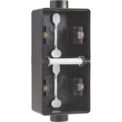 NIKO - New Hydro boîtier double en saillie vertical - avec 2x1 entrée M20 noir - 761-84211