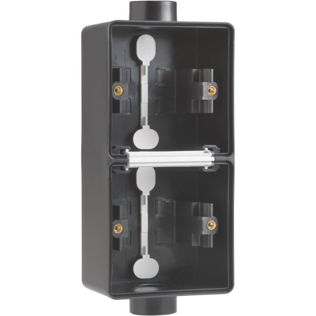 NIKO - New Hydro boîtier double en saillie vertical - avec 2x1 entrée M20 noir - 761-84211 NIKO - New Hydro boîtier double en saillie vertical - avec 2x1 entrée M20 noir - 761-84211