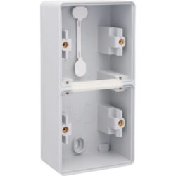 NIKO - New Hydro boîtier double en saillie vertical - avec 2x1 entrée souple gris - 700-83201