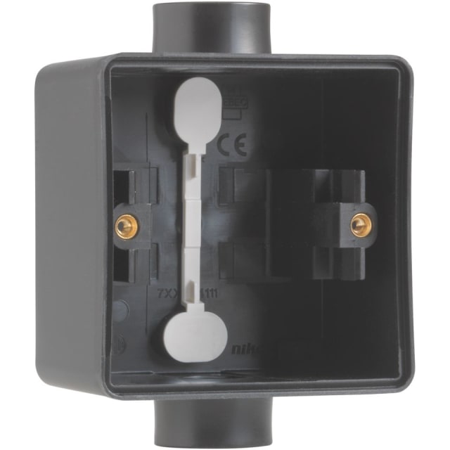 NIKO - New Hydro boîtier simple en saillie - avec 2x1 entrée M20 noir - 761-84111 NIKO - New Hydro boîtier simple en saillie - avec 2x1 entrée M20 noir - 761-84111