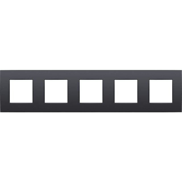 NIKO - Plaque INTENSE (71mm) quintuple horizontal antracite coated - 133-76005 NIKO - Plaque INTENSE (71mm) quintuple horizontal antracite coated - 133-76005